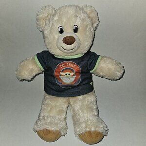 BABW Build A Bear Lil Pudding Cub White Teddy Plush Star Wars Mandalorian Child